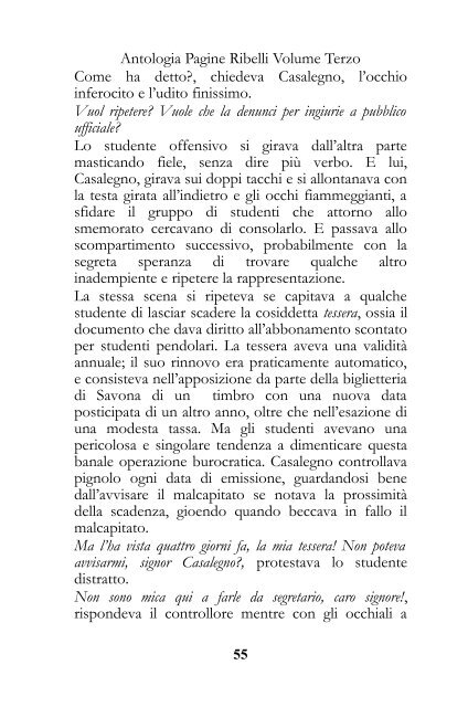 Antologia Pagine Ribelli Volume Terzo