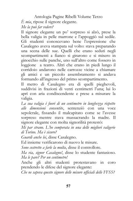 Antologia Pagine Ribelli Volume Terzo