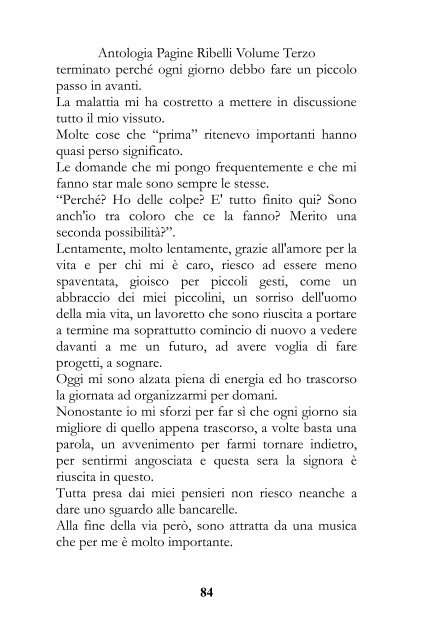 Antologia Pagine Ribelli Volume Terzo