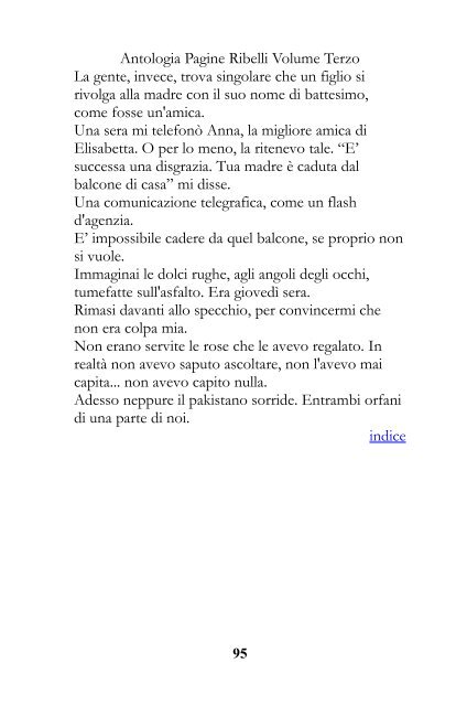 Antologia Pagine Ribelli Volume Terzo