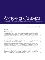 ANTICANCER RESEARCH