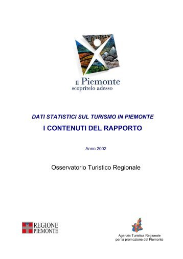 Scarica il documento - ONT Osservatorio nazionale del Turismo