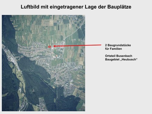 Baugebiet „Heubusch“ - Gemeinde Waldbronn