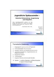 Jugendliche Spätaussiedler - zwischen Entwurzelung, Ausgrenzung ...