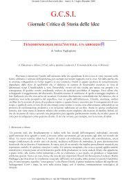 GCSI#2- Andrea Tagliapietra - Giornale Critico di Storia delle Idee