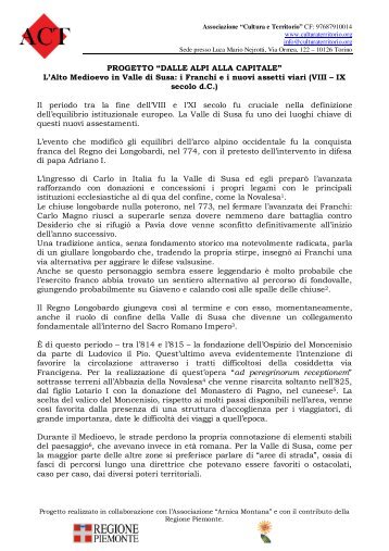 L'Alto Medioevo in Valle di Susa: i Franchi ei nuovi assetti viari