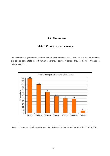 I danni da grandine sulle colture agrarie del - Arpav