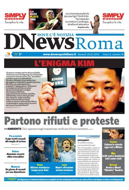 Partono rifiuti e proteste - DNews