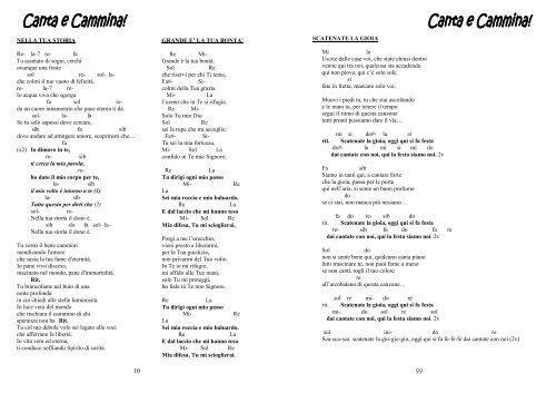 “Canta, come canta il viandante. Canta, e cammina! Sai ... - Gifra Pisa