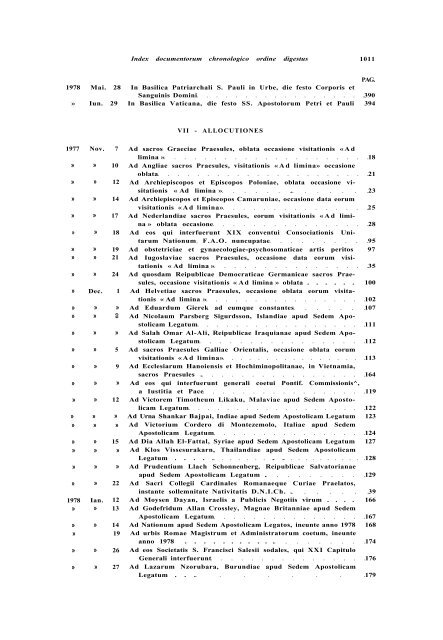 AAS 70 [1978] - El Vaticano