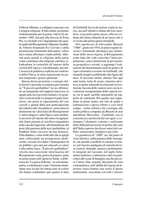 "l'impegno" in formato pdf - Istituto per la storia della Resistenza e ...