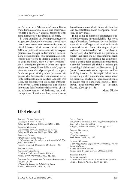 "l'impegno" in formato pdf - Istituto per la storia della Resistenza e ...