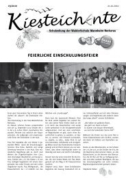 Kiesteichente Oktober 2010 - Freie Waldorfschule Mannheim