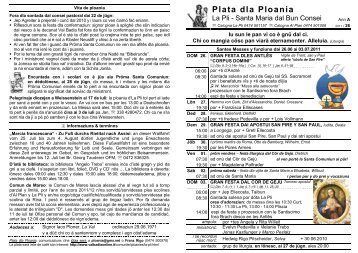 Plata dla Ploania - ValBadiaOnLine.it