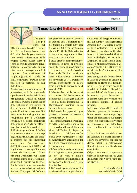 NOTIZIARIO - Ofmna.org