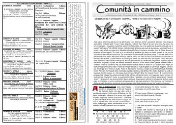 Domenica delle Palme - Comunità in cammino