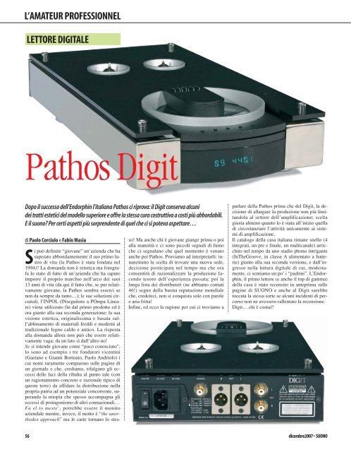 Suono n. 411 Pathos Digit - Music Tools