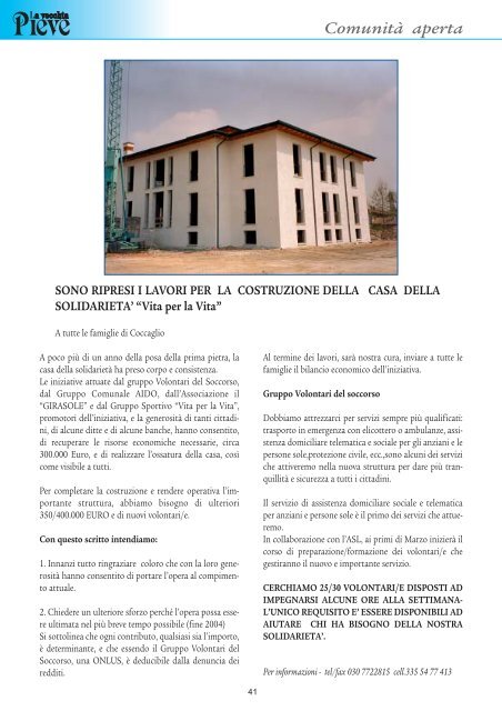 Comunità in cammino - Coccaglio