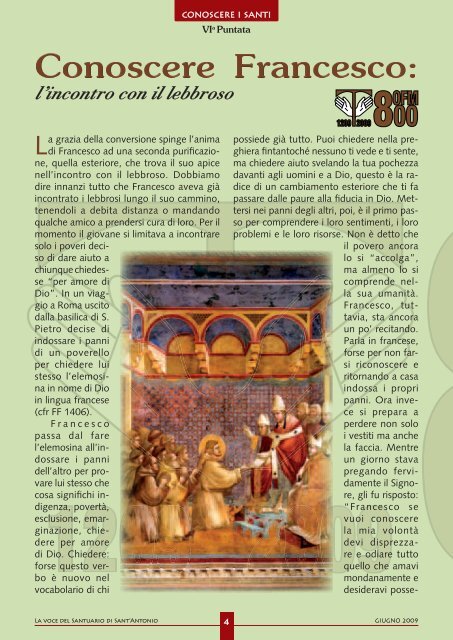boll giugno 09.indd - Il Santuario di Sant'Antonio