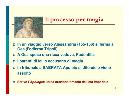 “L'asino d'oro” o “Libro delle metamorfosi”, Maria Grazia ... - Utem.it