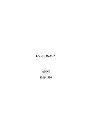 LA CRONACA ANNI 1326-1350 - Paolo