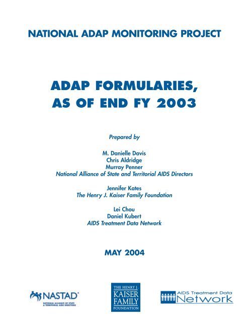 04 Formulary in pdf format - HIV/AIDS Information provided by ...