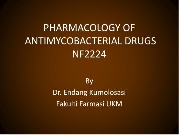 ANTIMYCOBACTERIAL DRUGS NF2224 - UKM
