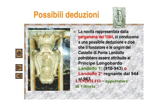 Origini del Castello di Pontelandolfo - Pontelandolfo news