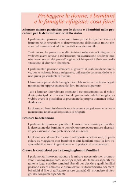 PROTEZIONE DEI RIFUGIATI: Guida al diritto internazionale ... - Unhcr