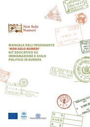 manuale dell'insegnante 'non solo numeri' kit educativo su ... - UNHCR