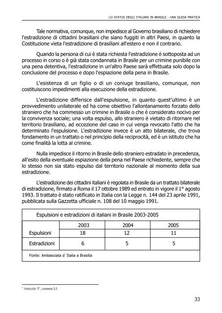 Lo status degli italiani in Brasile - Ambasciata d'Italia a Brasilia ...