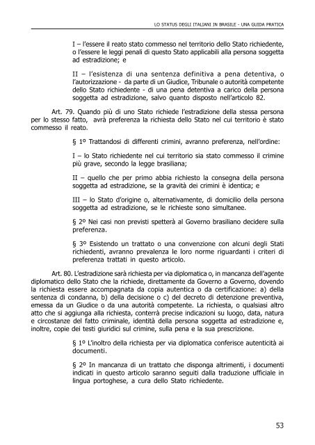 Lo status degli italiani in Brasile - Ambasciata d'Italia a Brasilia ...