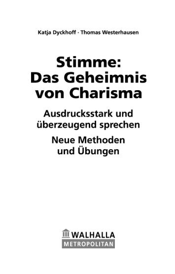 Stimme: Das Geheimnis von Charisma