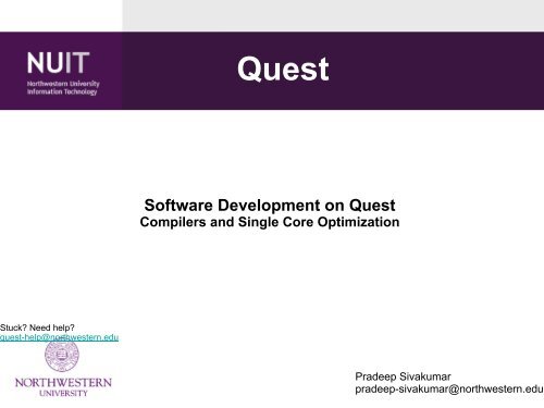 Software Development on Quest