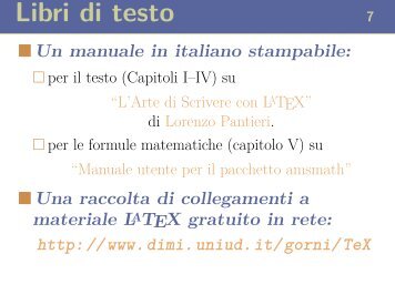 Introduzione al LaTeX - Emanuelerosatelli.it