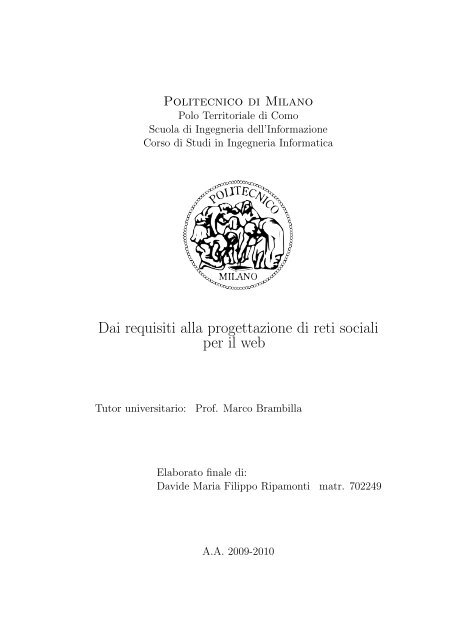 Thesis full text PDF - Politecnico di Milano