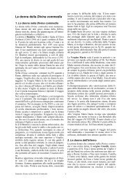 Donne nella Divina Commedia - Letteratura Italiana
