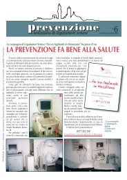 prevenzione 06/2008 - Legatumori Senese