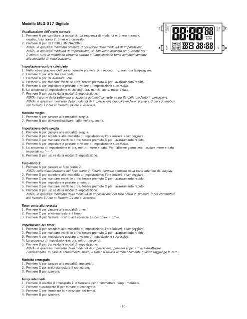 ANALOGICI ITALIANO AUTOMATICI - Fossil