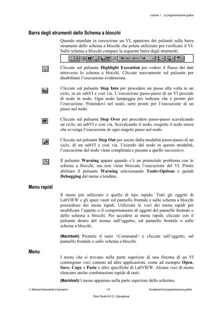 Fondamenti di programmazione grafica