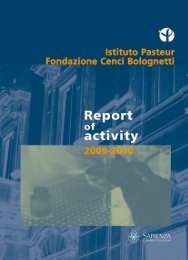 download report - Istituto Pasteur