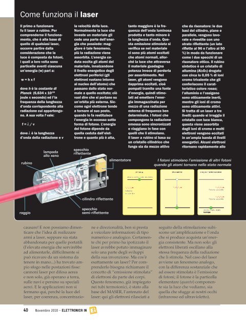 Copia LASER tecnologia.indd - ElettronicaIn