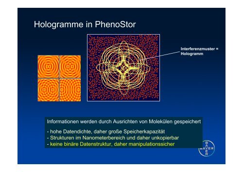 Phenostor - Holographisch beschreibbare Polymere als ...