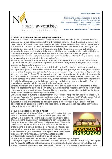 scarica pdf - Avventisti del Settimo Giorno