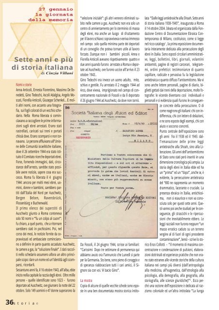 Sette anni e più di storia italiana - EmScuola