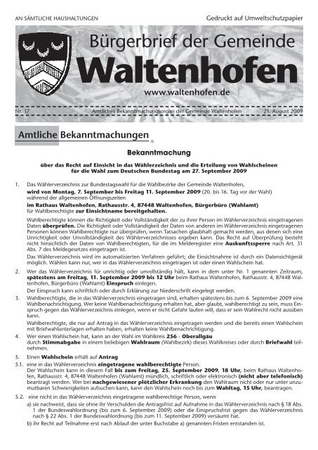 272 KB - Waltenhofen