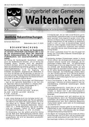 Bürgerbrief 2003/18 (514 KB) (0 bytes) - Waltenhofen