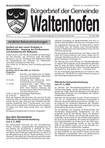Bürgerbrief 2002/09 (0 bytes) - Waltenhofen