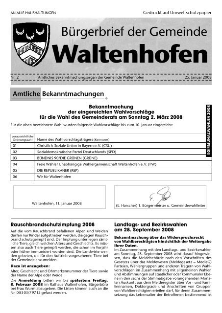 Bürgerbrief 2008/02 (0 bytes) - Waltenhofen