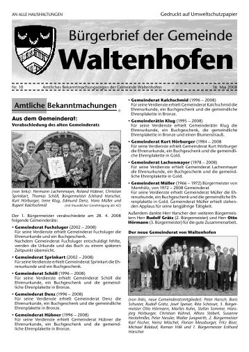 Bürgerbrief 2008/10 (0 bytes) - Waltenhofen